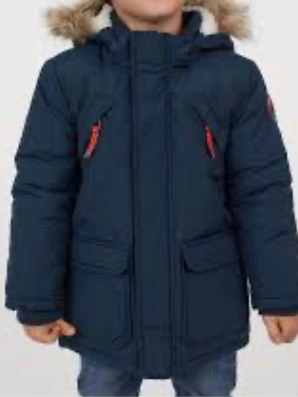 Kids H&M Arctic peak thick jacket boy/girl size 4-5 Y